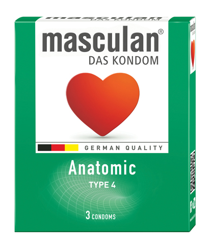 Masculan anatomski kondom 3/1